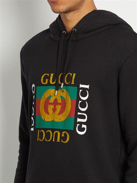 gucci hoodie mens black|Gucci official website.